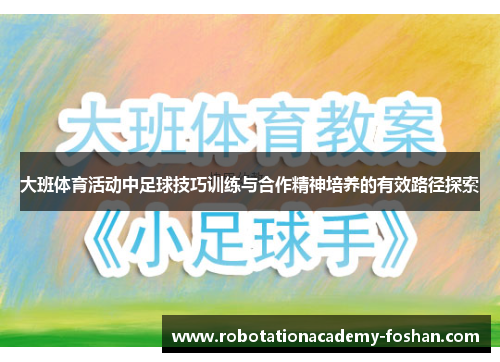 大班体育活动中足球技巧训练与合作精神培养的有效路径探索