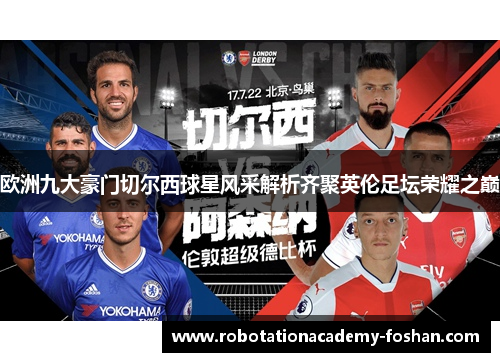 欧洲九大豪门切尔西球星风采解析齐聚英伦足坛荣耀之巅